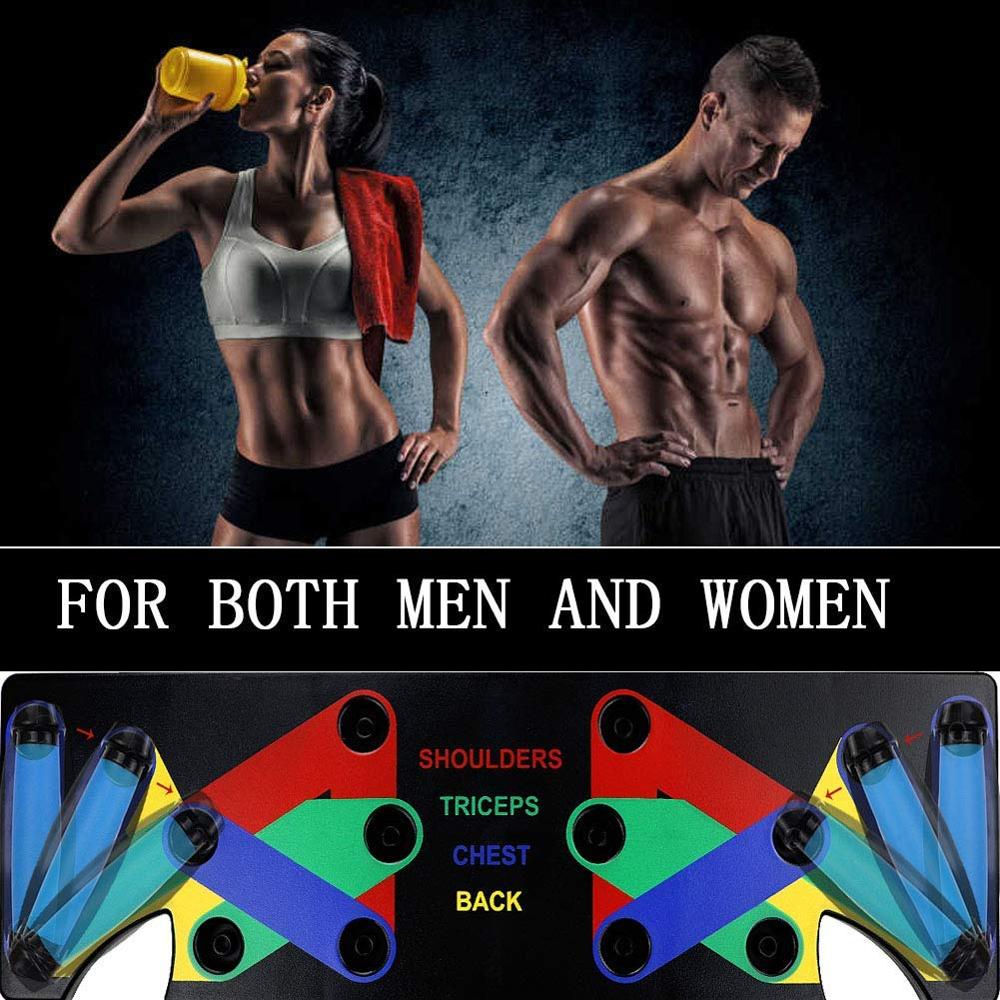 Push up rack board mænd kvinder fitness øvelse push-up stativer bodybuilding træningssystem hjemme gym fitnessudstyr