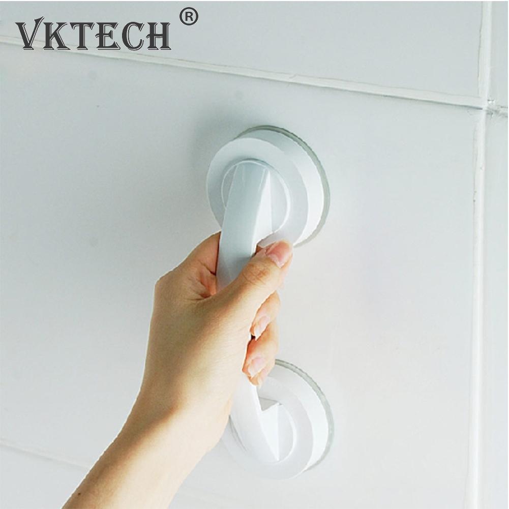 Badkamer Zuignap Handvat Grab Bar Voor Douche Veiligheid Bar Anti-Slip Bad Glazen Deur Handvat Met Zuignap badkamer Handvat Rail