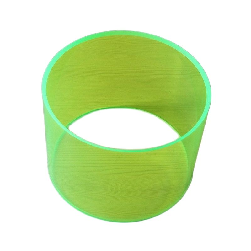 12x8inch 6x10inch Acrylic Drum Body Shell with 45 Degree Bearing Edge 6mm Thickness Green Transparent Red White Black Blue Green