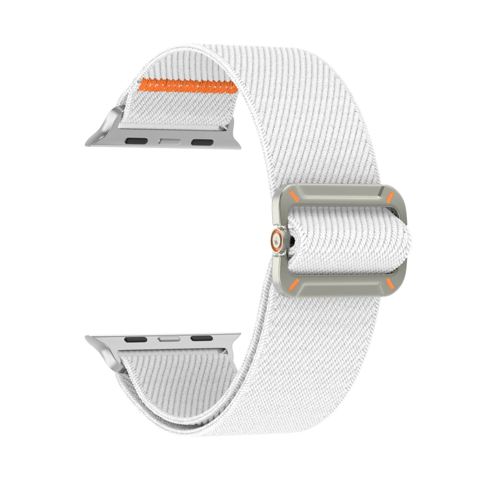 Pleciony pasek robić jabłko zegarek 46mm 42mm 49mm 45mm 41mm 38 44mm 40mm Nylonowy pasek robić IWatch ultra 2 seria 10 9 8 7 6 SE 5 4 3: XS / Czarny Żółty