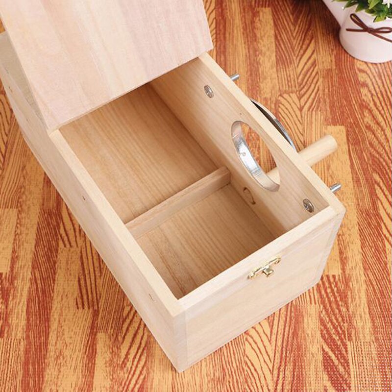 Wooden Bird Cage Breeding Box Nesting Boxes Hatching Cage For Parakeet Budgies Cocktail Finch Lovebird Parrot Bird Box Birdhouse