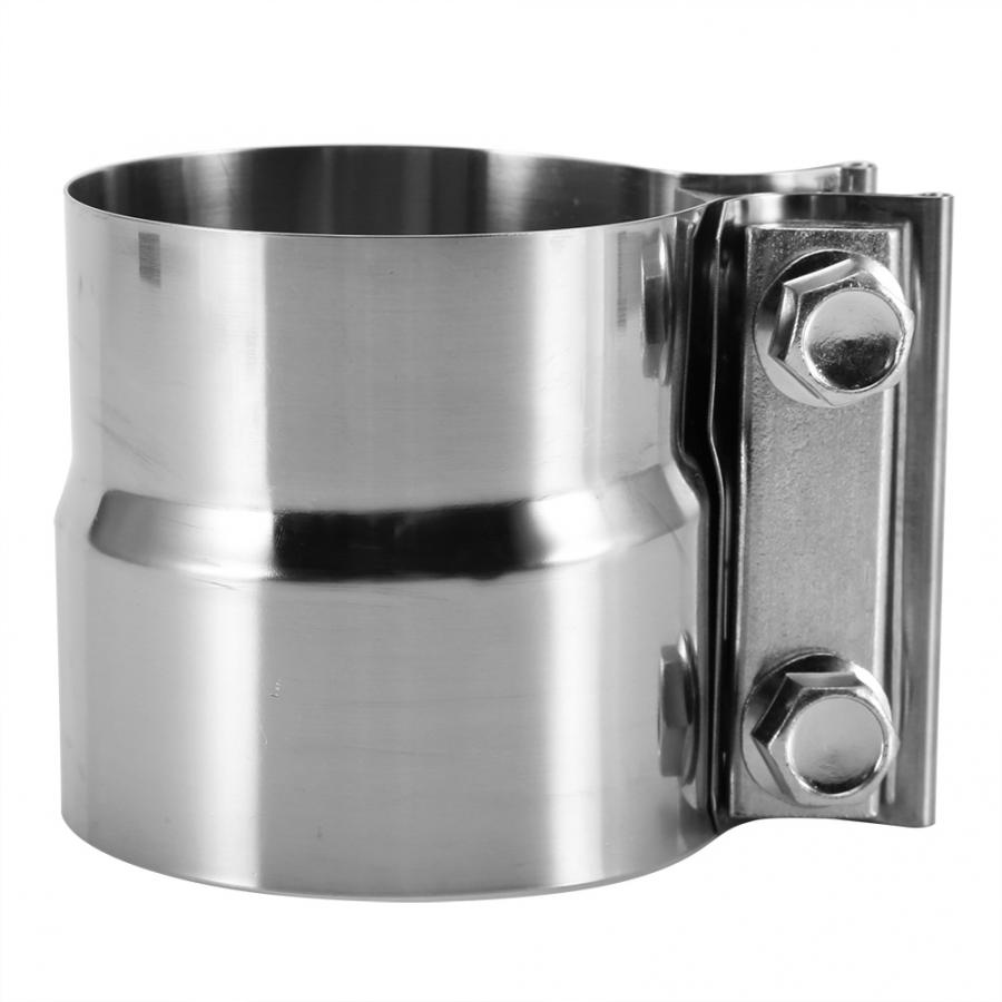 Universal Car Stainless Steel Exhaust Pipe Clamp Lap Joint Band Clamp (3 Inch) exhaust pipe connector exhaust manifold