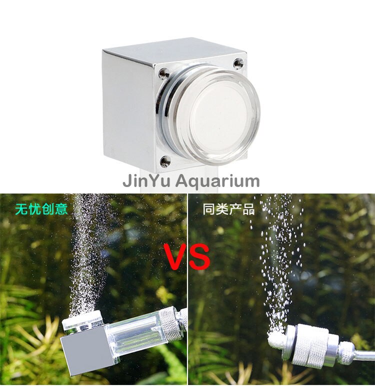 4 in 1 Externe CO2 diffuser verstuiver aquarium Terugslagklep Bubble Counter vervangen keramische water plant fish tank CO2