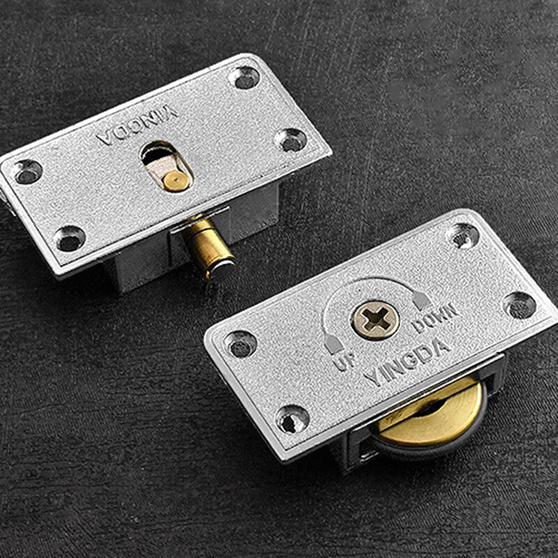 Furniture Sliding Door Moving Wheel Roller Runner Wardrobe Cabinet Bearing Top Bottom Pulley Wheel Metal Wading Door Accessories