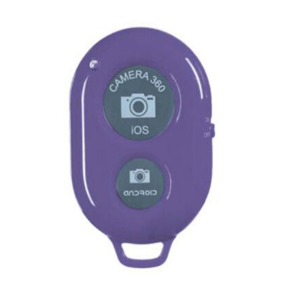 Afstandsbediening Draadloze Selfie Android Ios Systeem Mobiele Telefoon Selfie Artefact Sluiter Afstandsbediening: Purple