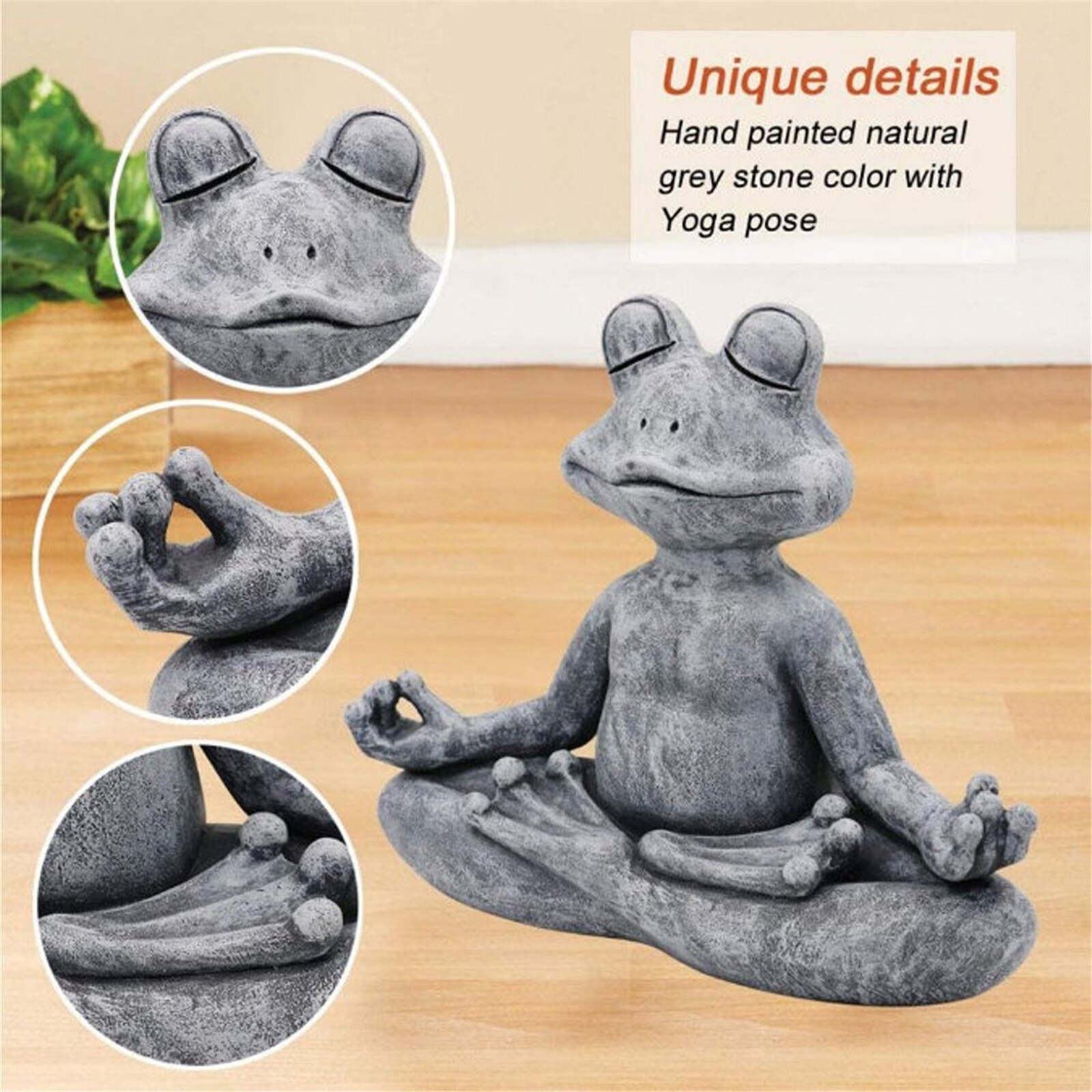 Mediteren Zen Tuin Yoga Beeldje Poly Hars Kantoor Yard Decoratie Ornament Hond Boeddha Meditatie Hond Standbeeld-Yoga