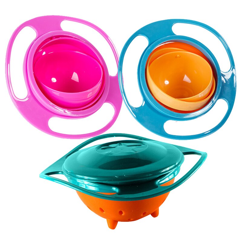 Uniwersalna miska na gyros praktyczny projekt dziecko dzieci obrotowy balans żyroskop parasol 360 obrót odporny na zalanie dzieci stałe naczynia robić karmienia