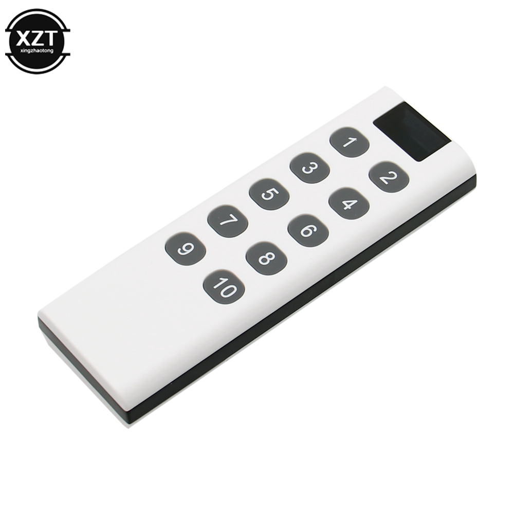 433MHz Wireless Learning Code Digital Remote Control Transmitter for 3/4/6/8/10 Channels Buttons Keyboard AK-7010TX