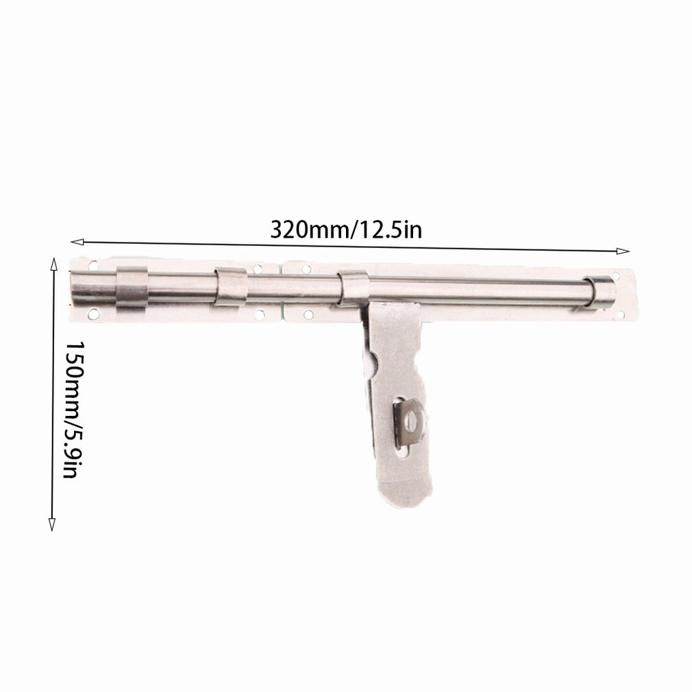 Bold Plate Door Bolt Thickening Anti-theft Lock Electric Welding Door Latch Heavy Stainless Steel Door Bolt