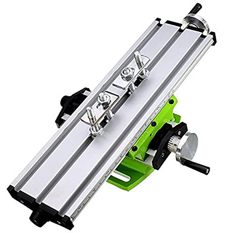 Multi-functional Mini Milling Machine Work Table Vise Portable Compound Bench X-Y 2 Axis Adjustive Cross Slide Table: Default Title