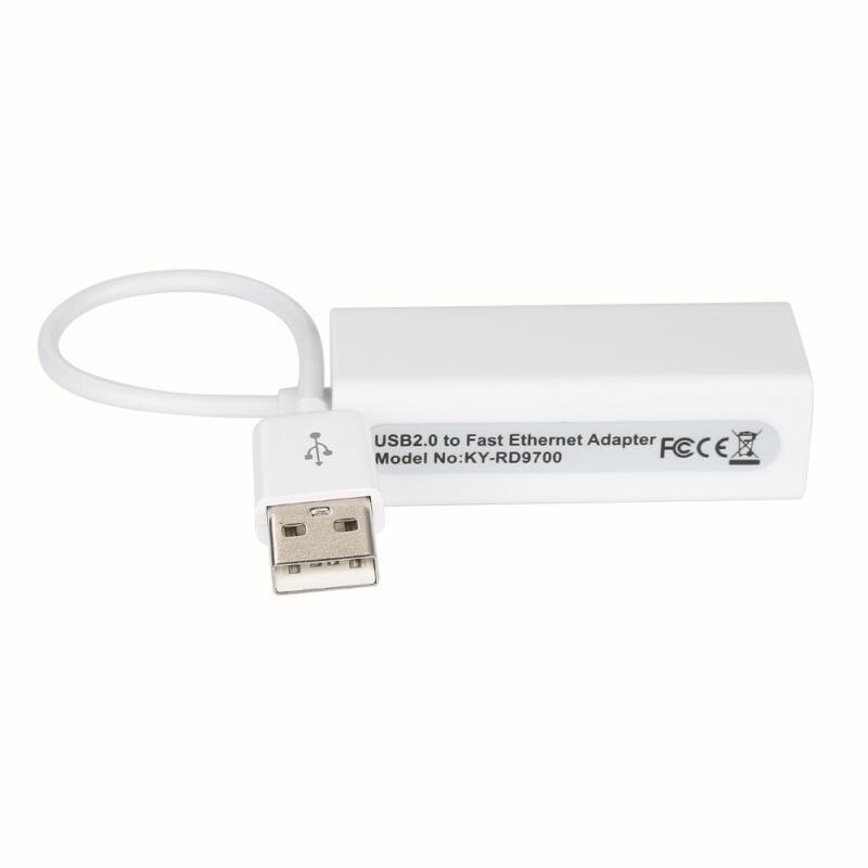 Full Speed USB 2.0 to RJ45 LAN Ethernet Network Adapter For Desktops Laptops PC