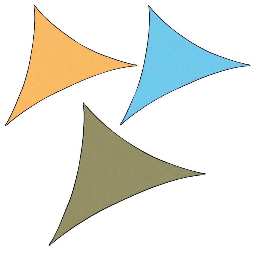 Odkryty wodoodporny trójkąt baldachim markiza obóz turystyczny patio namiot przeciwsłoneczny