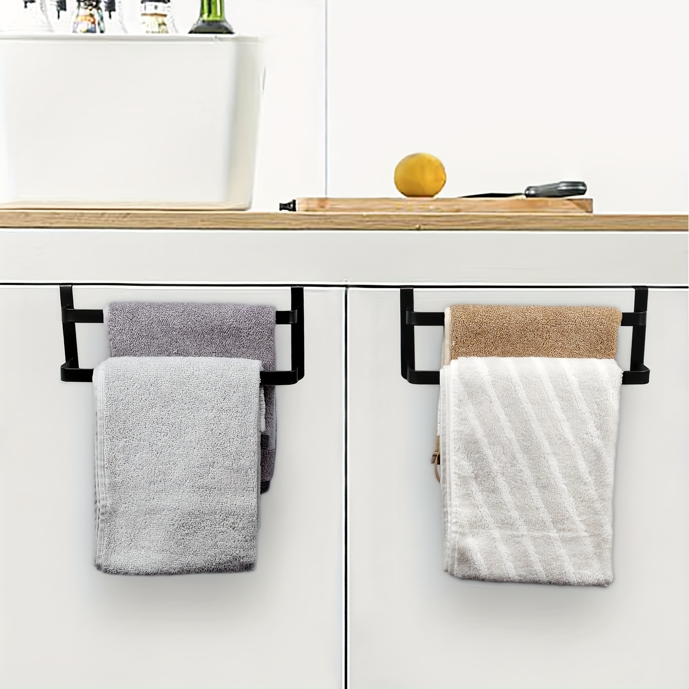 Kitchen Cabinet Towel Rack Towel Rack Over Door Cabinet Door Towel Rail Bathroom Double Towel Rail Rack Shower Door Hanger