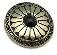 10 st/lot zinklegering 20mm solroshandväska knapp krysantemum handgjorda läderklädselknappar: 9
