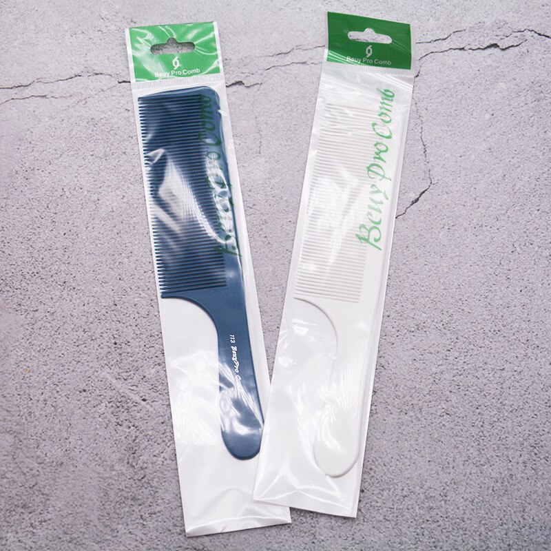 Peine de corte de pelo barbería accesorios peine barbero peines para el cabello peine Antiestático de cabeza plana cepillo de corte de pelo de diente ancho accesorios de peluquería