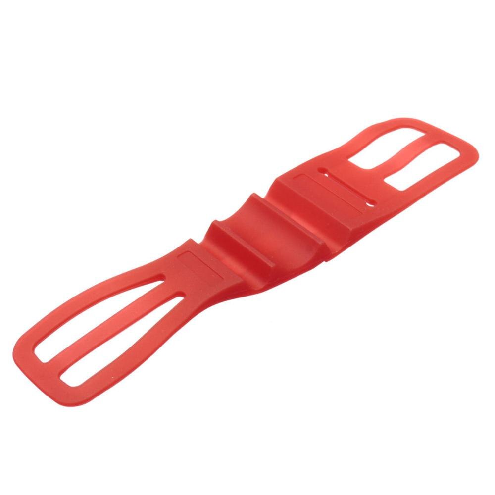 Universel Silicone vélo support de téléphone moto vélo Mobile support de téléphone portable guidon support d'agrafe pour iPhone Xiaomi: red 1