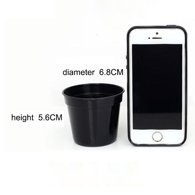 Pots de culture en plastique pour pépinière, conteneur rond de fleurs, fournitures de jardin pour la maison, décor pour graines succulentes C1, 5-20x