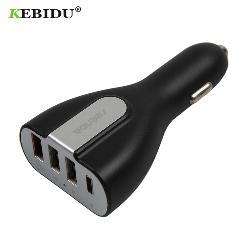 Kebidu DC 12V 1.5A Car Adapter USB Car Charger Adapter Multi USB Voor Smart Telefoon Tablet ICH-21CQ50 50W