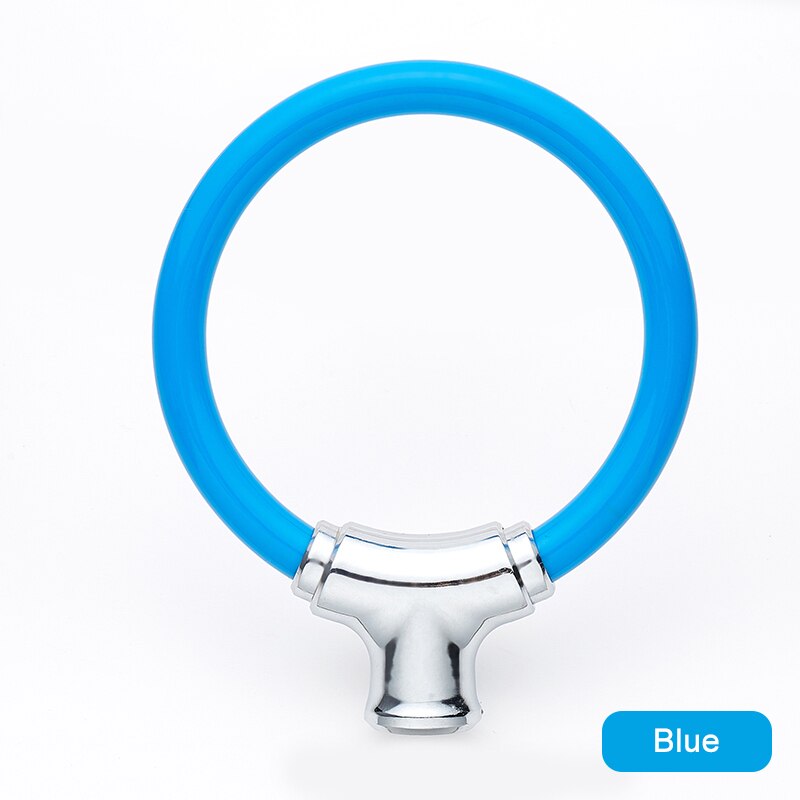 Candado antirrobo para bicicleta, anillo de bloqueo para barra de montaña, equipo de equitación X85,: Azul