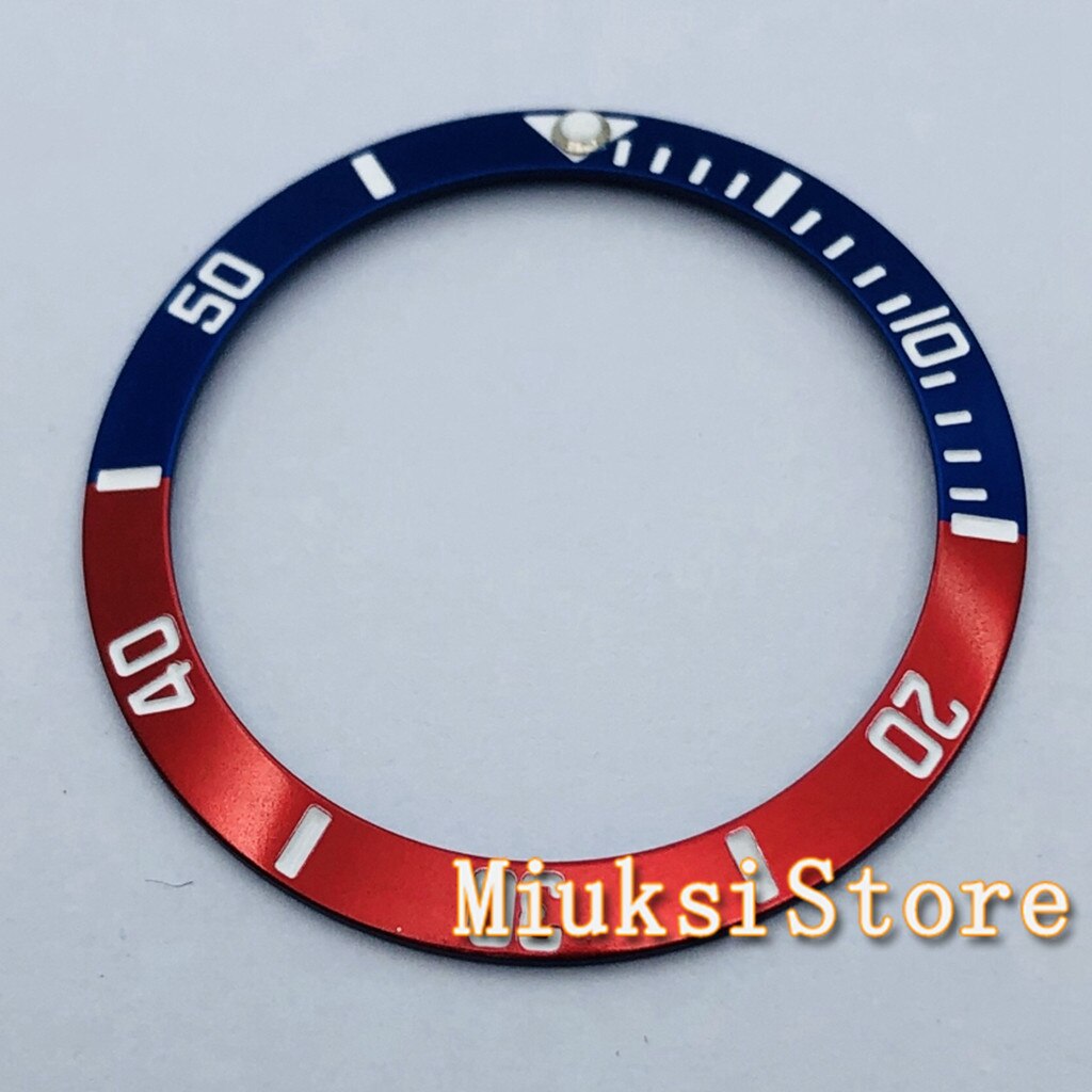 38Mm Zwart Blauw Rood Titanium Bezel Insert Voor 4... – Grandado