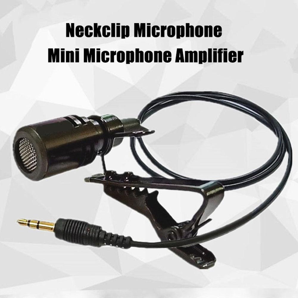 Draagbare Externe 3.5Mm Jack Clip Op Revers Lavalier Microfoon Voor Telefoon Handsfree Wired Condensator Microfoon Voor Onderwijs Speeching