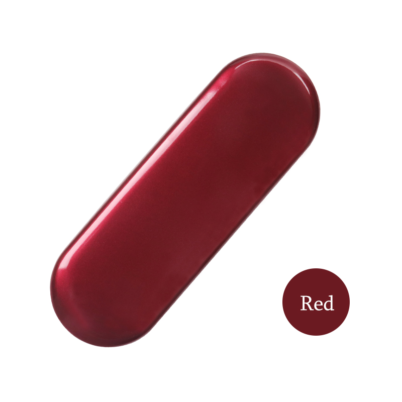 Scatola portaoggetti portatile per pinzette per ciglia Custodia per pinzette per ciglia Custodia per trucco Borsa per bellezza Spazzole protettive Matita eyeliner Custodia per organizer: Rosso