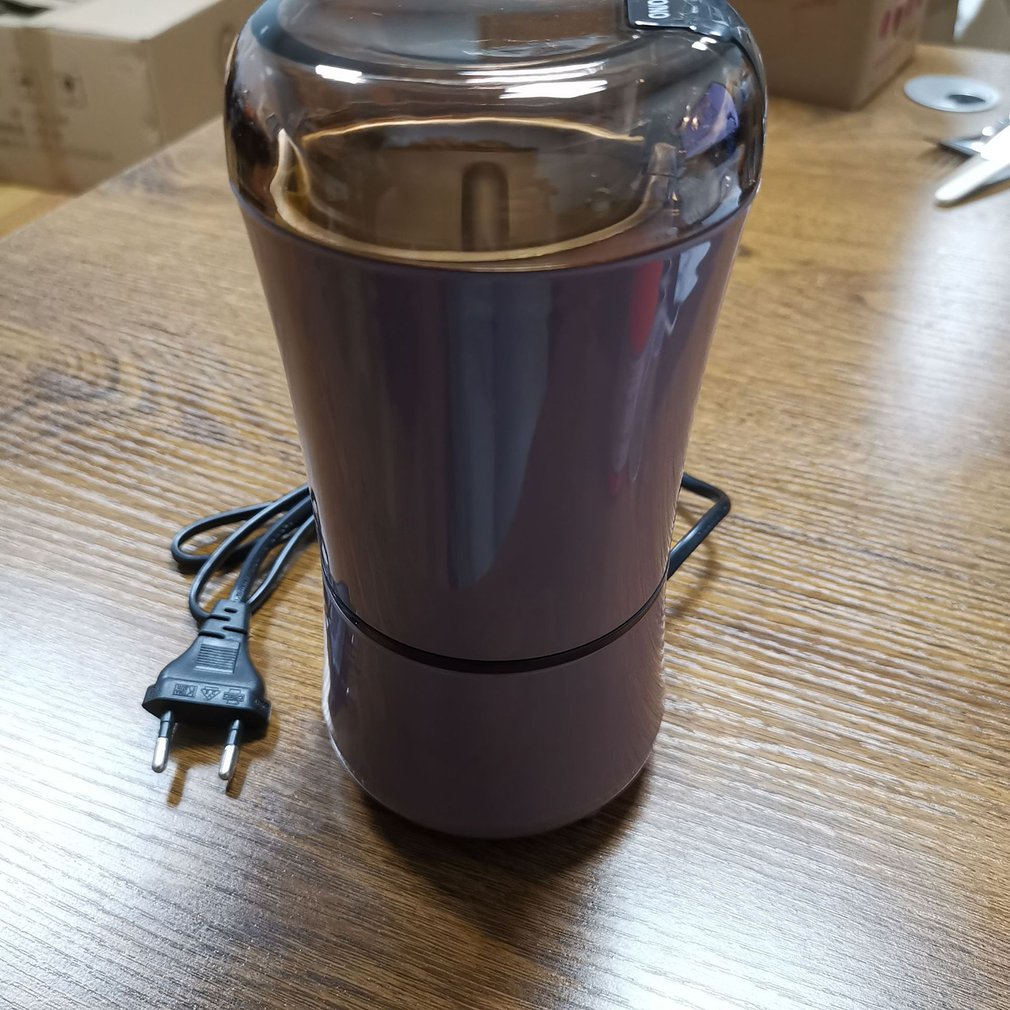 Mini Electric Coffee Grinder Mini Kitchen Salt Pepper Grinder Powerful Beans Spices Nut Seed Coffee Bean Dry Grinding Home Use