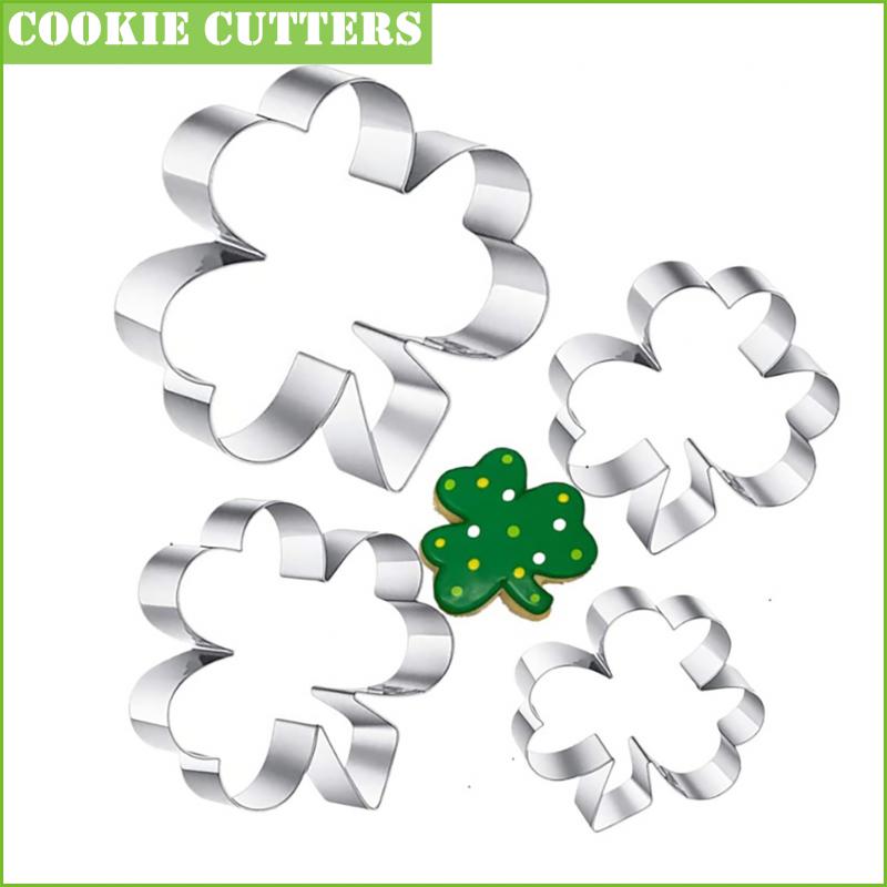 1Pcs Cookie Cutters Stainless Steel Clover Biscuit Mold For Baking DIY Fondant Pastry Molds Decorating Cake Kitchen Accessories