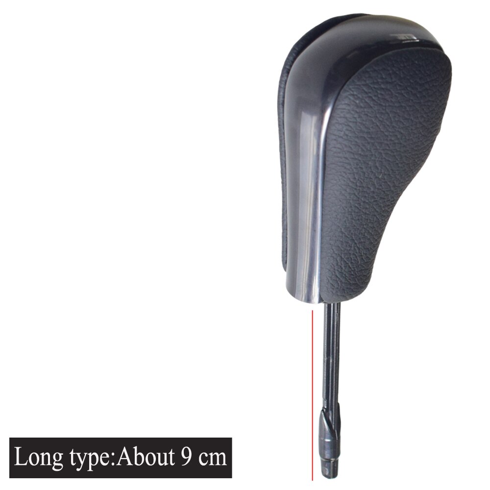 Auto Gear Shift Knob Lever HandBall Automatic For BMW E39 E46 E53 E60 E61 E63 E64 E83 E81 E82 E87 E90 E91 E92 E93 Carbon Fiber: Black-Long