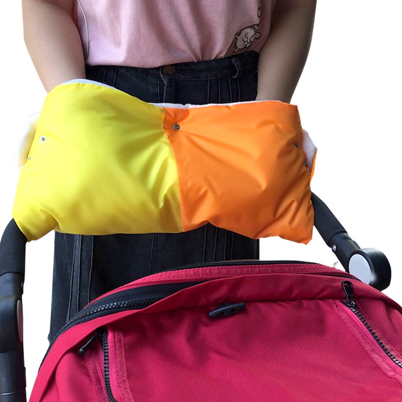 Barnevogn hansker barnevogn tilbehør vinter varme vanntette barnevogn hansker myk håndmuff babyvogn kløtsj vogn tilbehør