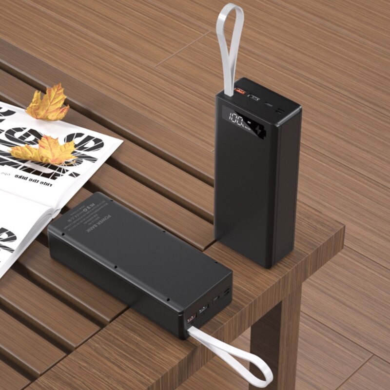 C16 abnehmbare displays  qc3.0 pd diy-batteriegehäuse, 16 x 18650 akkus, powerbank-gehäuse, tragbare externe box ohne akku