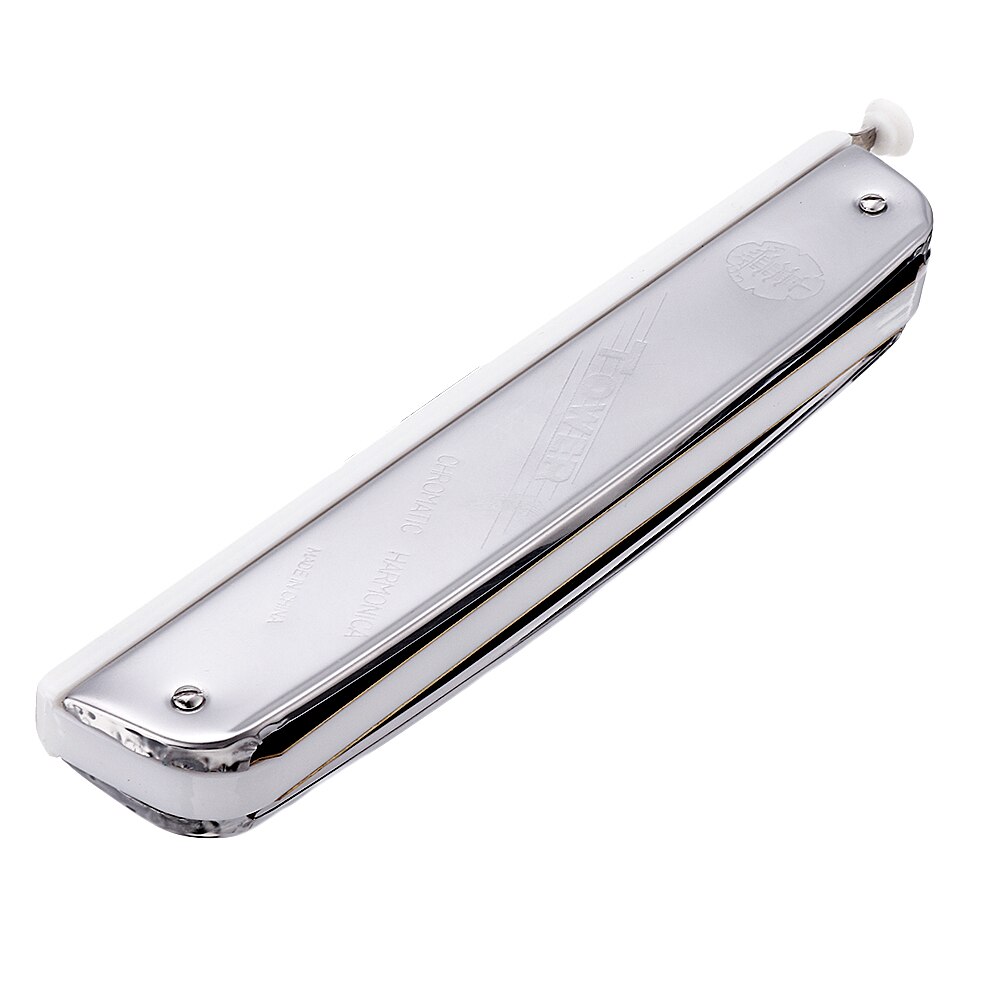 M1015 24 Gaten Chromatische Mondharmonica C Key Slive Professionele Mondharmonica Draagbare Tremolo Mini Harpen Houtblazers: Default Title