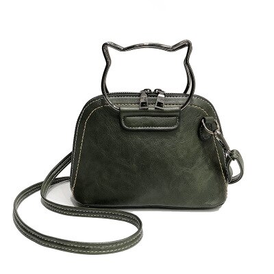 Kattehåndtag tasker håndtasker kvinder kendte mærker vintage skuldertaske crossbody taske dame clutch lille tote pung