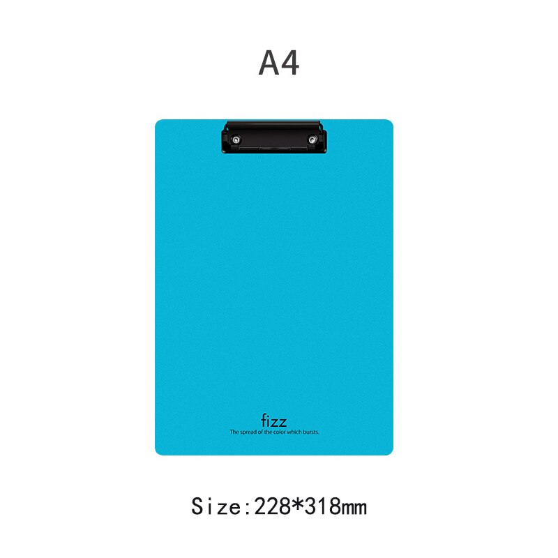 A4 Plastic Writing Board with Clip File Folder Writing Pad File School and Office Supplies: Other