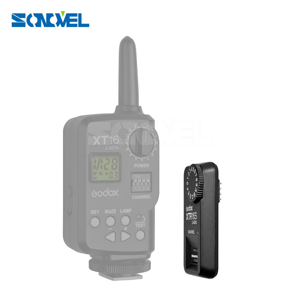 Godox XTR-16S 2.4G Wireless 16 Channels Power-control Flash Trigger Receiver for VING V860 V850 V860II V850II