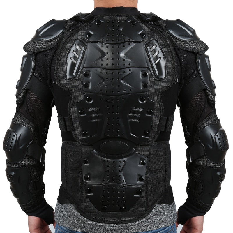 Motorcykel rustning jakke hel krop rustning motorcross racercykel bryst gear beskyttende skulder håndled beskytte moto tilbehør