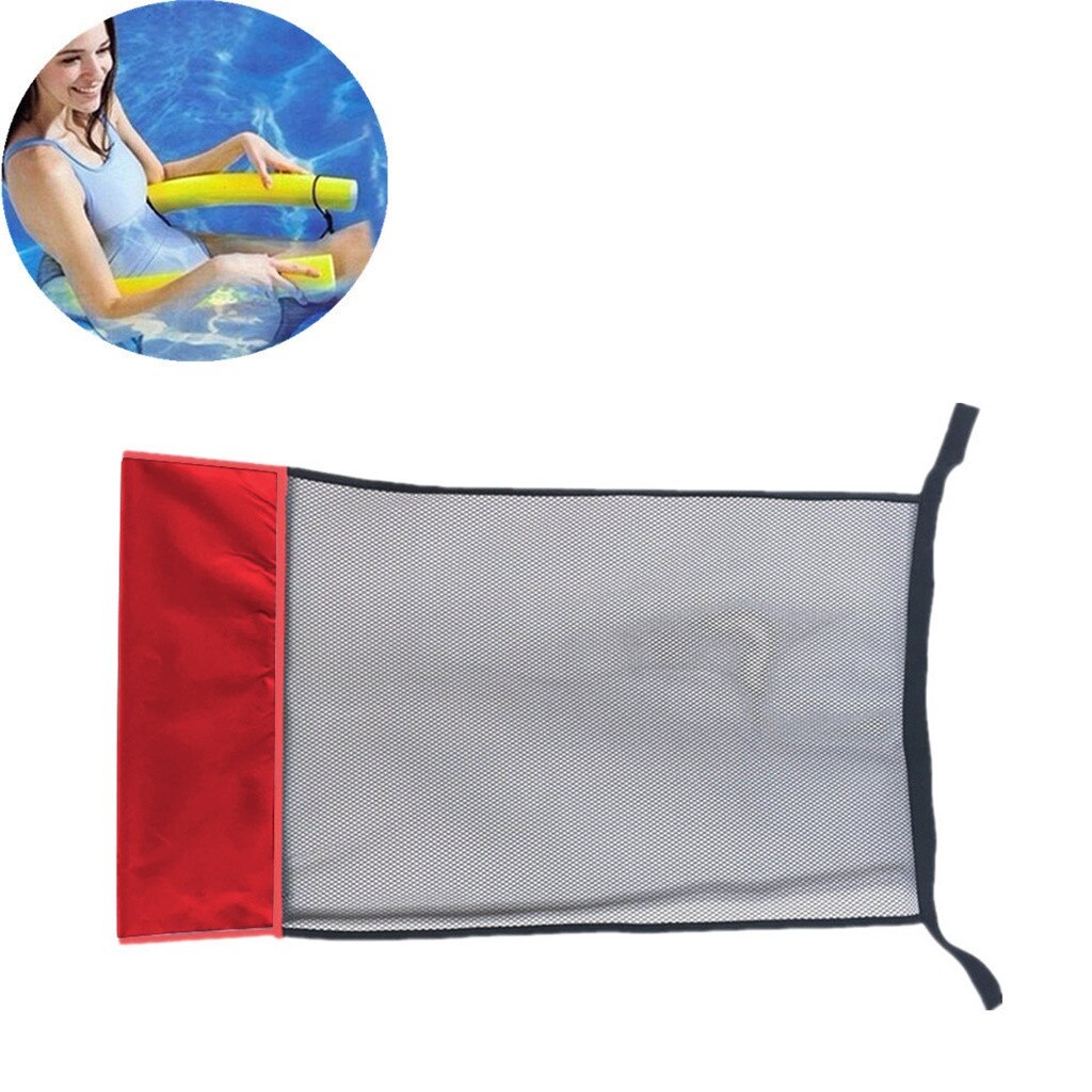 Rede de cadeira de macarrão de piscina, acessórios flutuantes para assento da cama, cadeirinha para natação, resistente de peso leve e seguro