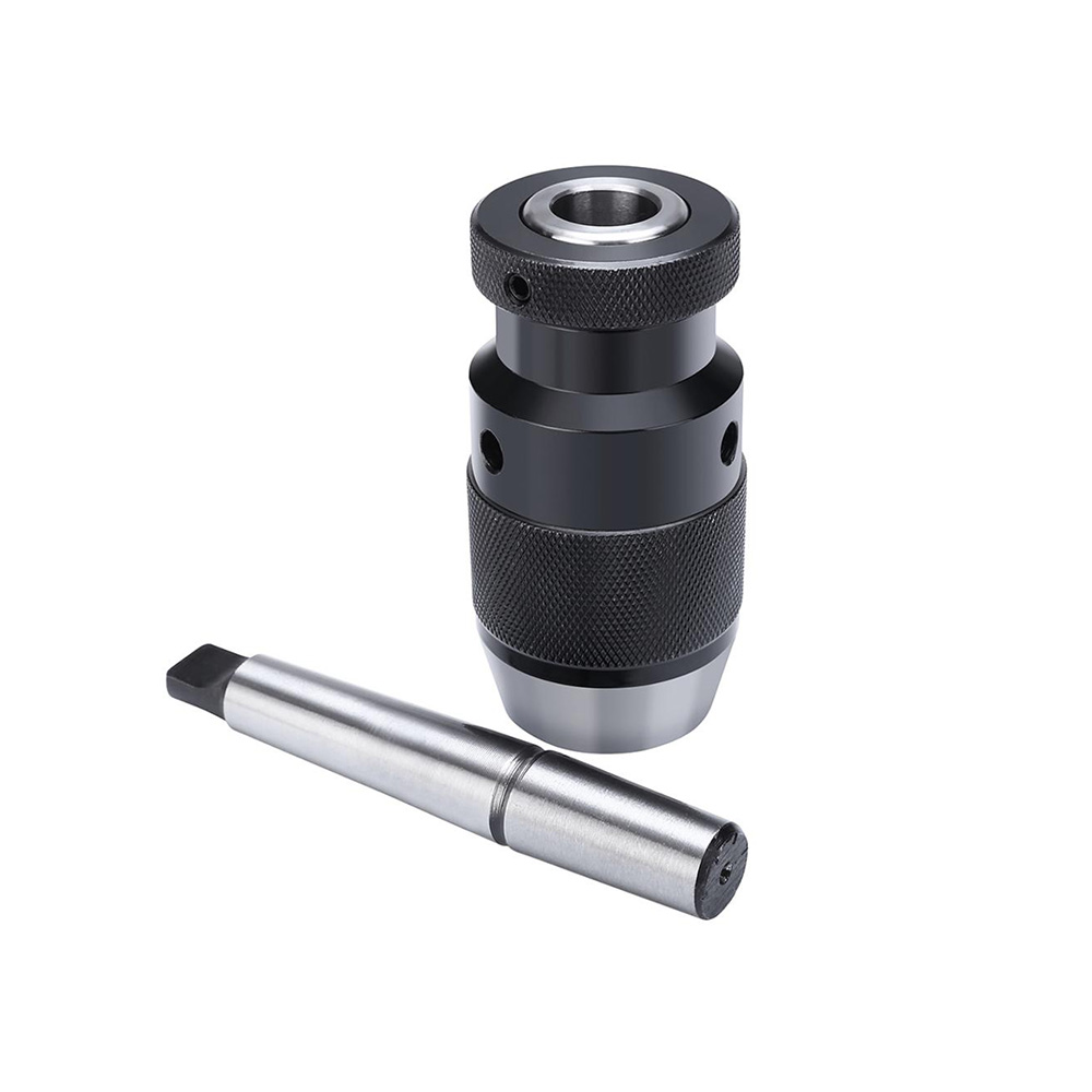 Portable B18 1-16mm Self Tighten Keyless Drill Chuck + MT2-B16 Arbor Thread For Lathe Drilling MK2 Mount Machine