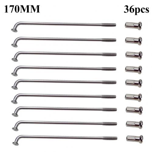 36 stuks 60-305mm 12g elektrische fiets e-bike wielband stalen spaken fietsonderdelen: 170mm