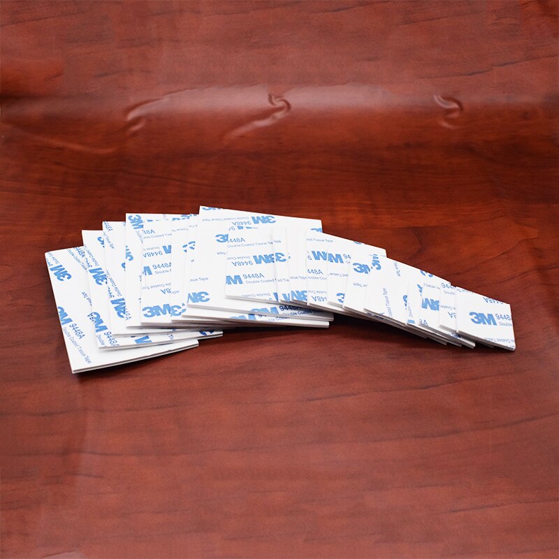 9448A Pastilles Mousse Double Face Tailles Assorties Blanc 45 Pièces 3mm - Carrés De Montage Pour Mur Plastique Métal Et Verre - Fixations Fortes Maison Bureau DIY Avec Lingettes IPA Et Promoteur