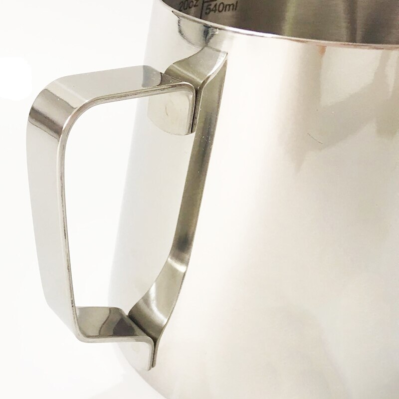 Cruche de cuisine en acier inoxydable, pichet à café expresso, pichet à lait artisanal, Barista