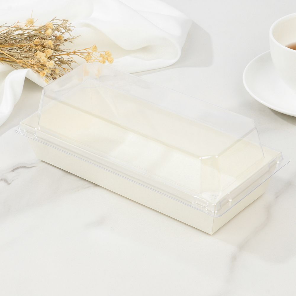 Rechthoek Cake Paper Box Packaging Cake Box Dessert Boxes Kraftpapier Doos Bakken Levert Geschenkdozen Wikkelen Dozen