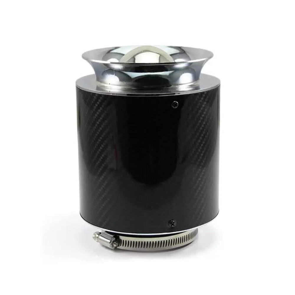 Carbon Fiber Air Filter 3inch 76mm Supercharger Hood Sports HighFlow