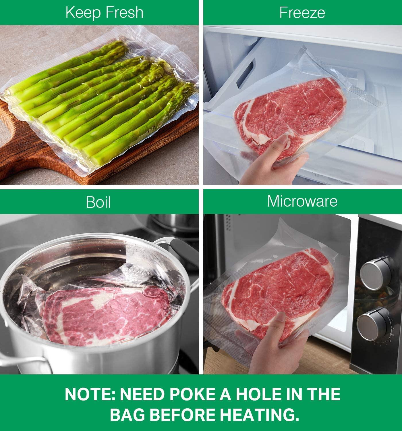 Vacuum Bags Food Storage Package For Vacuum Packing Package Bags for Food Saver Vac Sealers Sous Vide Cooking BPA Free