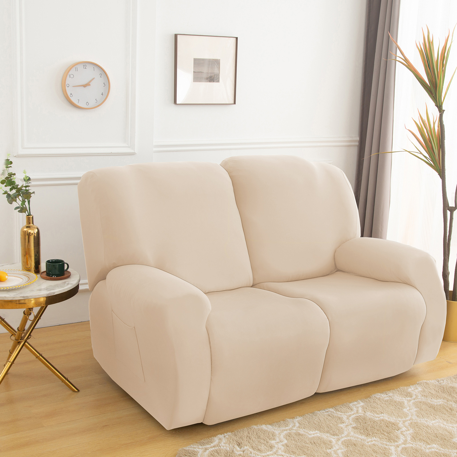Överdrag till 1/2/3- sits soffa, elastiska soffskydd, stretchöverdrag till fåtölj, möbelöverdrag till schäslong