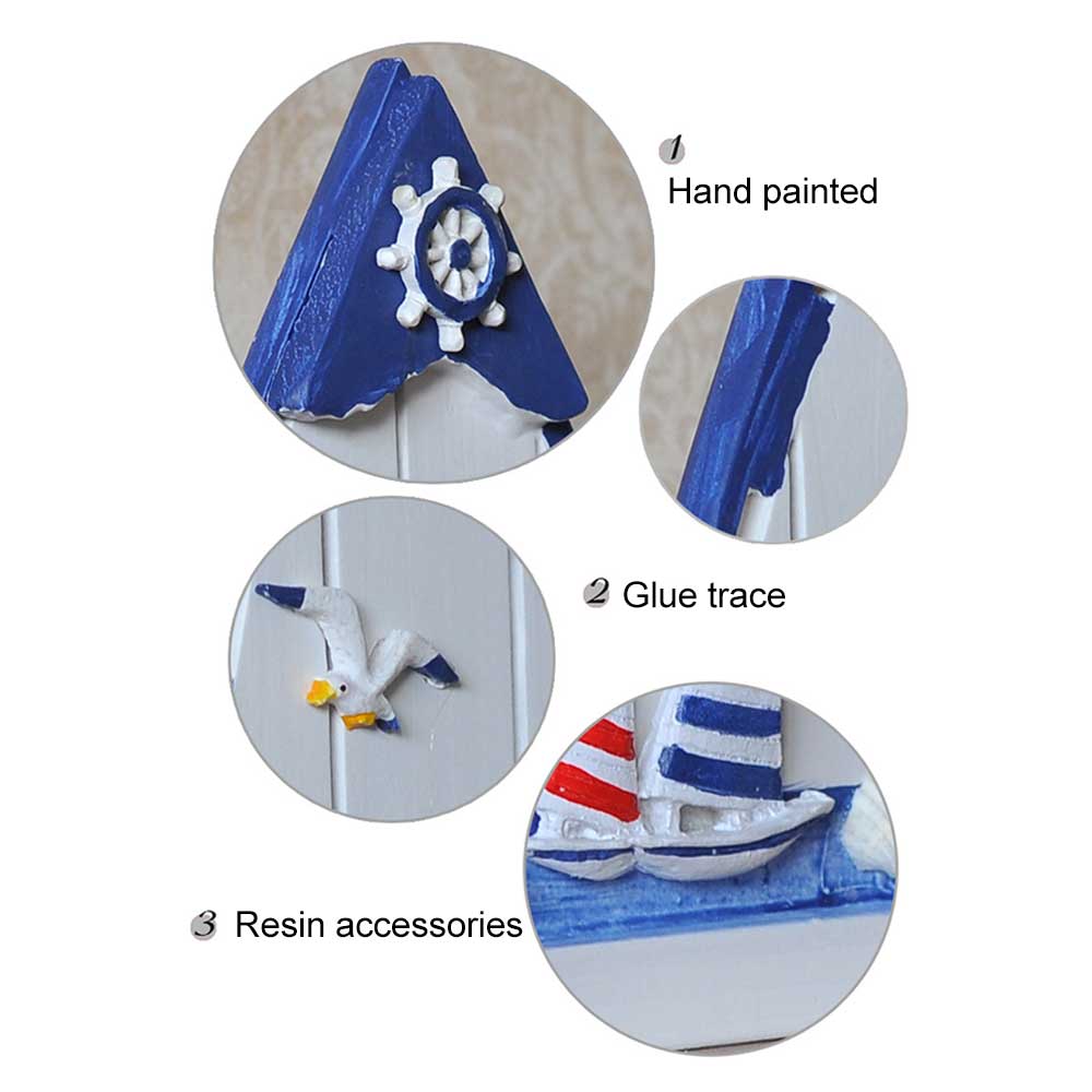 Umitive-caja de almacenamiento de letras de estilo mediterráneo, manualidades creativas para el hogar, sobre para decoración del hogar, Color aleatorio, 1 ud.