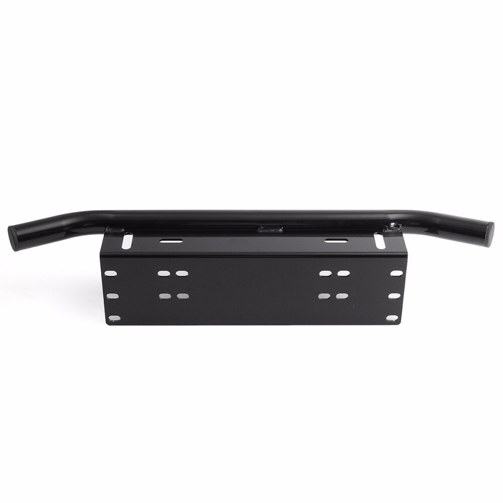 Universele Voorste Nummerplaat Beugel Bumper Frame Beugel Houder Bull Bar Stijl Voor Offroad Lichten Bar Led Suv Truck pick