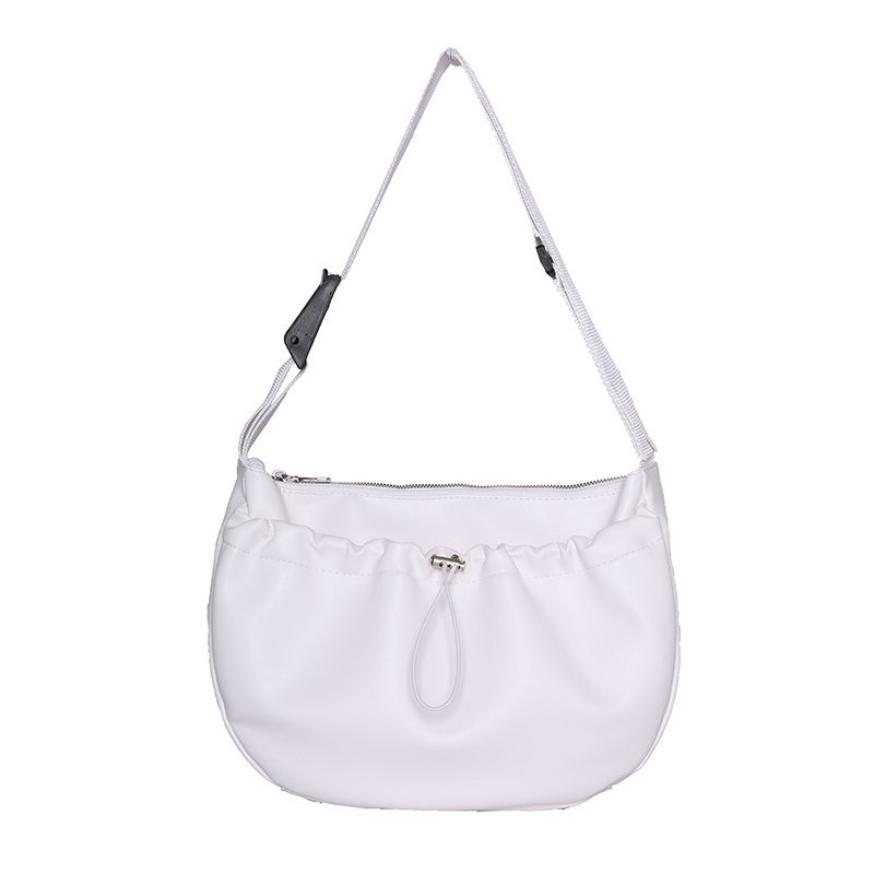 Luxus-umhängetaschen aus pu-leder, Landstreicher-taschen, crossbody-taschen für damen, schultertaschen, große damenhandtaschen: Weiß-pu