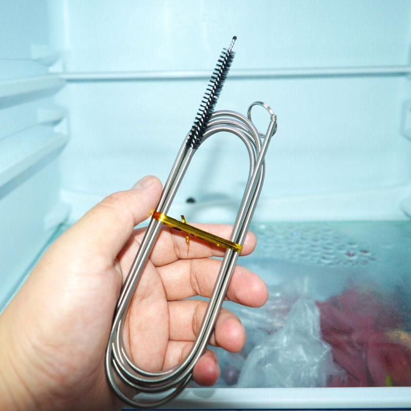 Cepillo con bobina de refrigerador Flexible, máquina de lavado de refrigeración Universal y limpiador de bobinas de refrigerador, Herramientas de limpieza para el hogar: Default Title