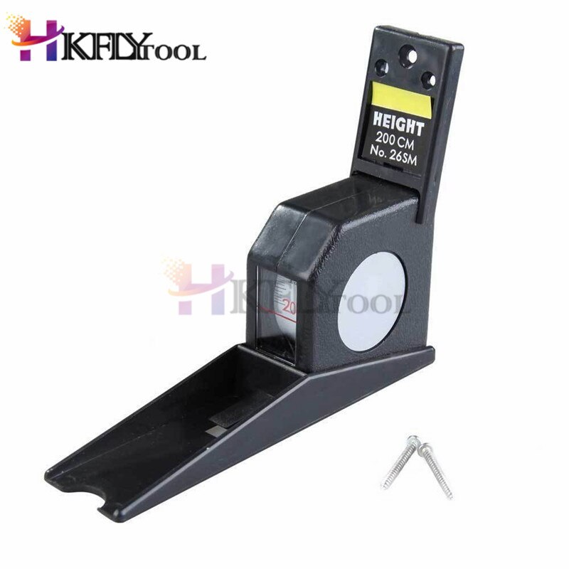 2 m Stadiometer ścienny wzrost wzrost miernik działanie Dom gabinet wykorzystanie dorosłych dzieci władca wysokość pomiaru pomiar taśmój: czarny